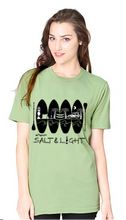 Load image into Gallery viewer, Nightlife Paddle Boards- Front Print - Organic Short Sleeve Tee - Additional Colors
