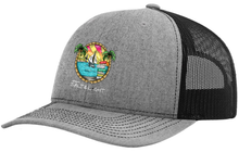 Load image into Gallery viewer, Follow the Light - Heather Grey/Black Twill Snapback Tucker Hat
