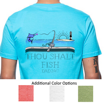 Load image into Gallery viewer, Thou Shalt Fish: Dad 24:7 - Organic Short Sleeve Tee - Additional Colors
